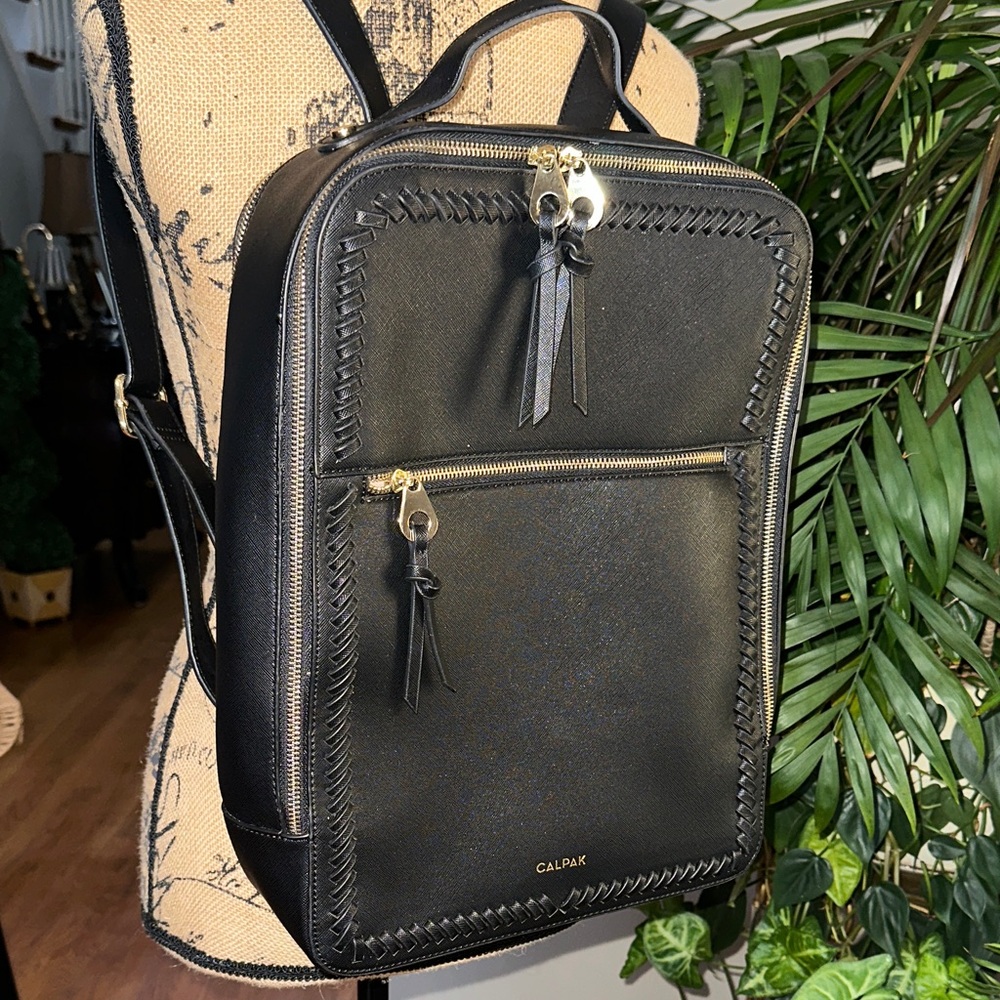Calpak Black 15” Laptop Travel Backpack